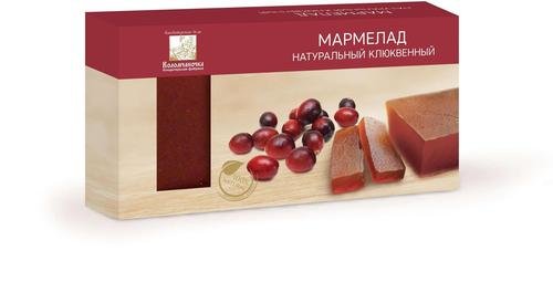  Мармелад пластовый 210г клюквенный в Улан-Удэ