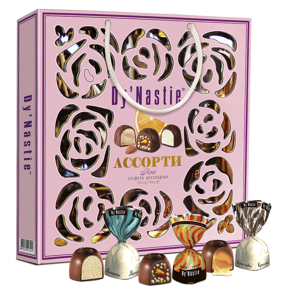  Династия Сумка 170г Конфеты "Ассорти ROSE"    в Улан-Удэ